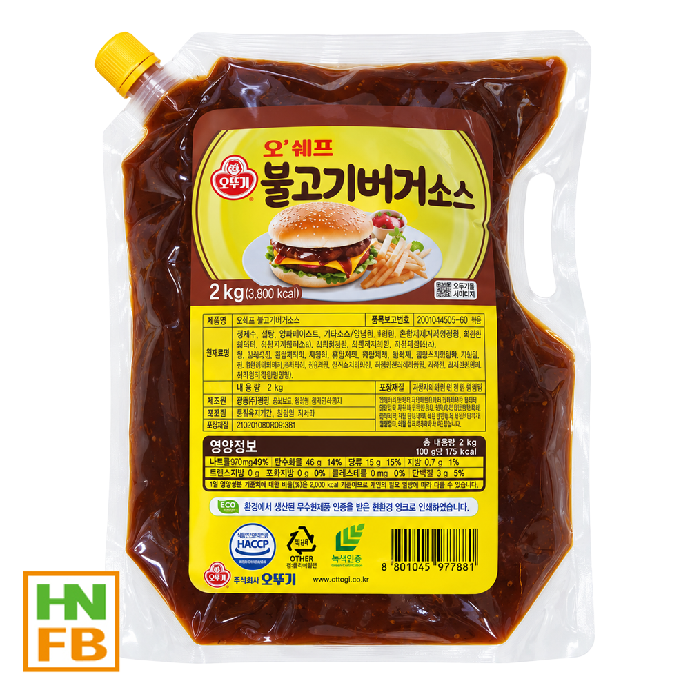 (냉장)오쉐프불고기소스(오뚜기)